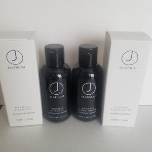 J Beverly Hills Platinum Hydrate Shampoo & Conditioner Duo Set 3.4 oz each